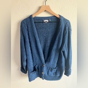 Vintage Calvin Klein Indigo Dyed Cardigan Size L
Preppy 80s 90s Y2K Grandpa